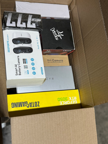$299 Electronics Mystery Box – 10 Items with 1 Guaranteed $149+ MSRP Jackpot!