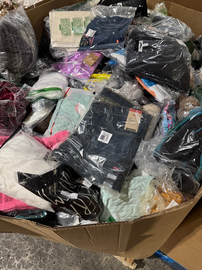 Amazon Clothing Liquidation Pallet – 4ft Gaylord (600 Units on average) | Whatnot, TikTok Live & Poshmark Ready | Free Shipping