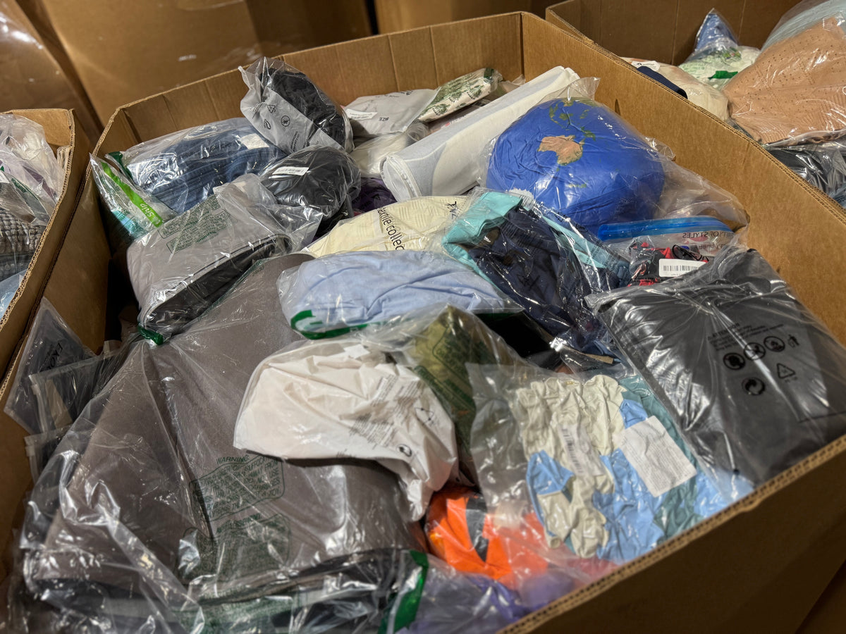 Amazon Clothing Liquidation Pallet – 4ft Gaylord (600 Units on average) | Whatnot, TikTok Live & Poshmark Ready | Free Shipping